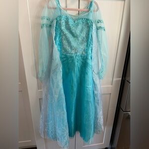 Disney Frozen Ice Queen Costume - Aqua and Silver